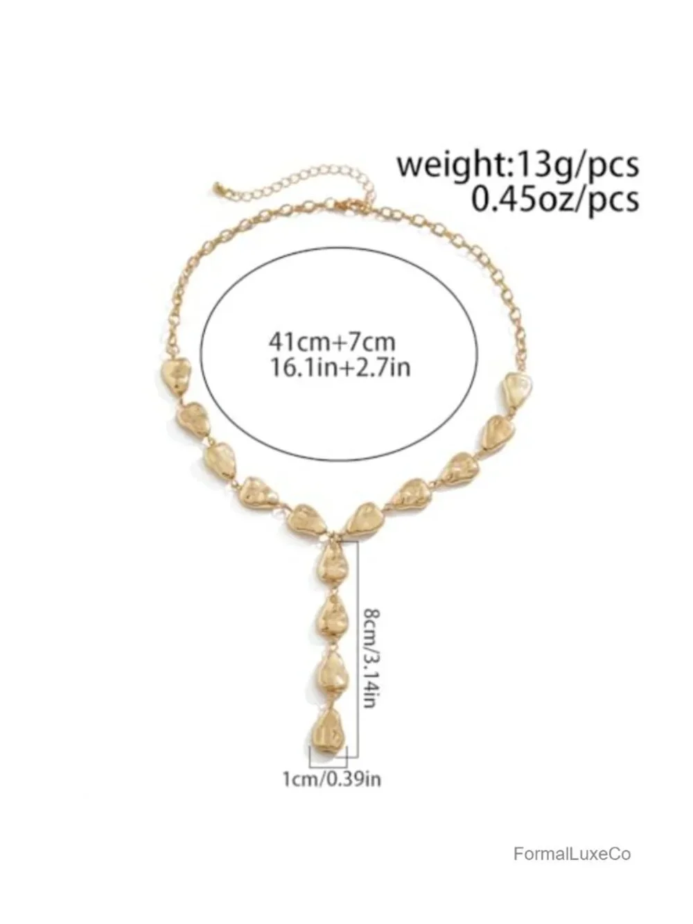 Vintage Baroque Y Necklace Geometric Teardrop Lariat Waterdrop Statement Jewelry